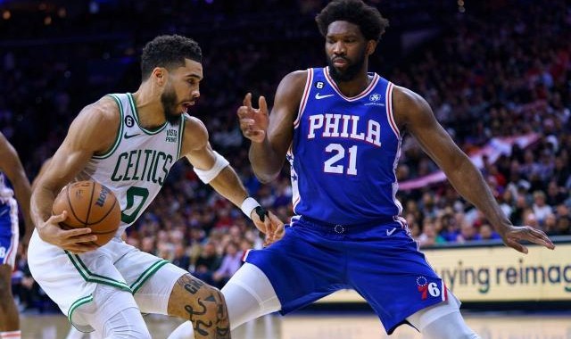 百家乐规则-恩比德：不被包夹能场均50分 塔图姆拥有超级球队